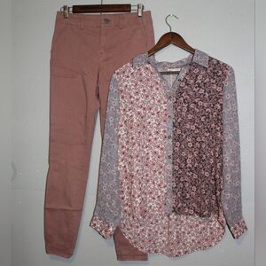 Lou & Grey Pants & Mystree Button Up